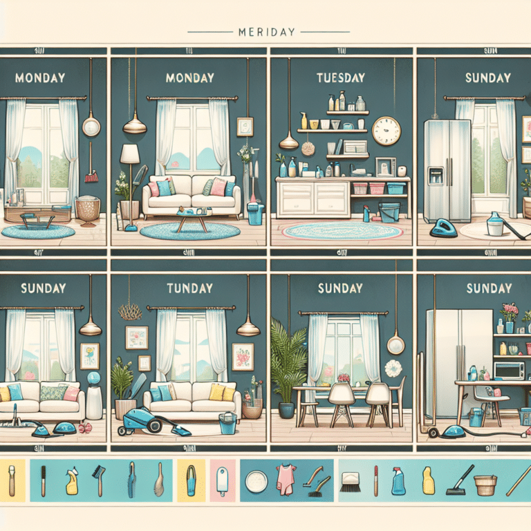 Adopt the Weekly Apartment Cleaning Schedule and See the Difference