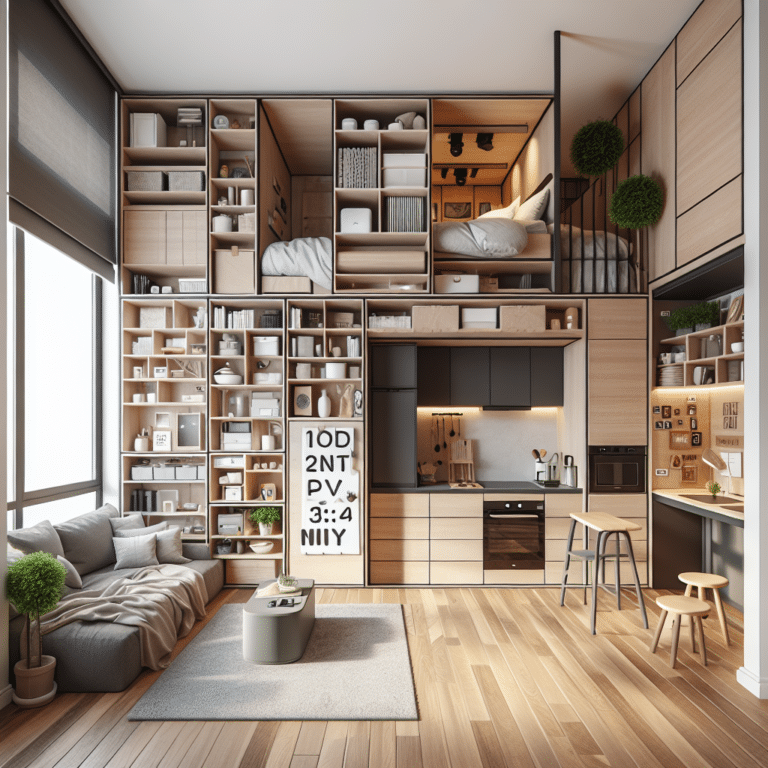 Studio Apartments: Unique Storage Solutions That Work