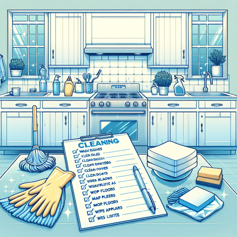 Never Miss a Spot with this Comprehensive Kitchen Cleaning Checklist