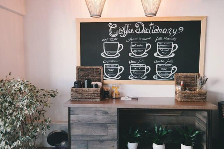 cafe chalkboard temporary hooks