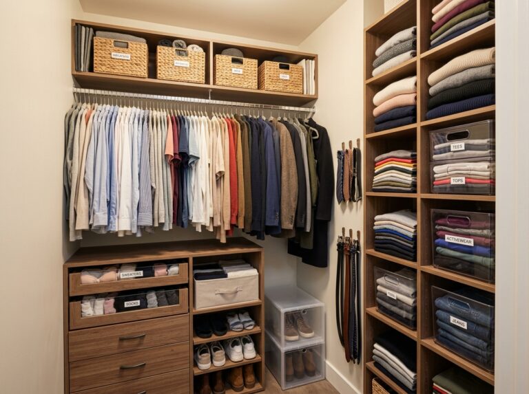 best way to store clothes in small space