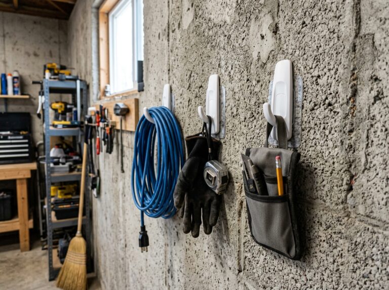 adhesive hooks for concrete wall