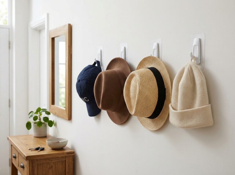 adhesive wall hooks for hats