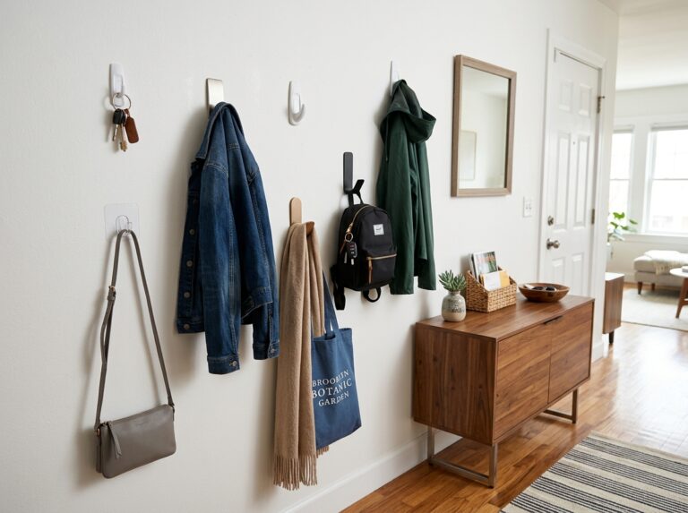 adhesive backed wall hooks