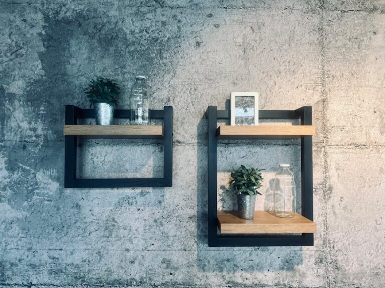 wall shelves without nails or screws