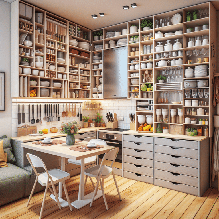 Efficient Storage Ideas for Small Kitchens
